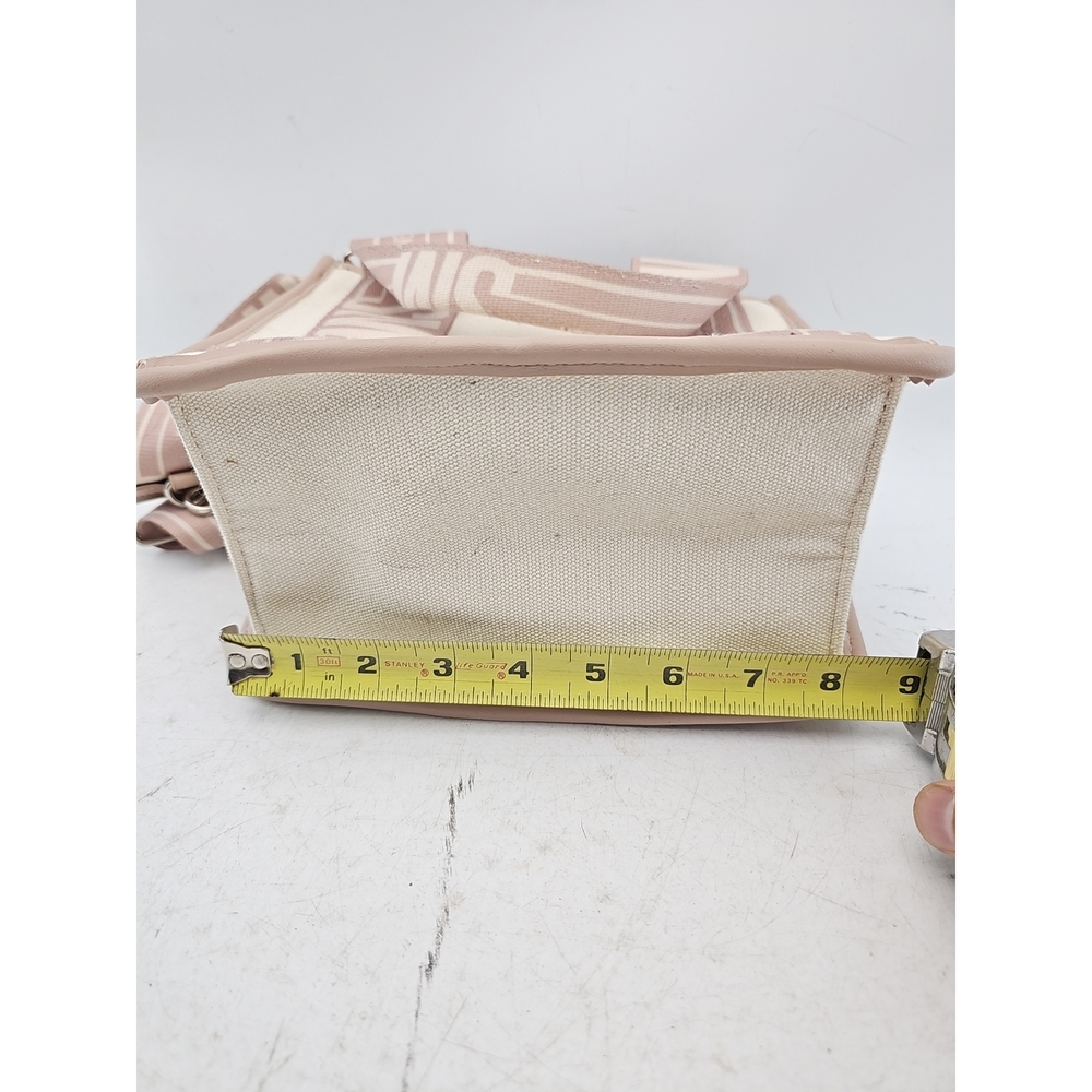 Steve Madden Monogram Logo Canvas Tote - Picture 4 of 5